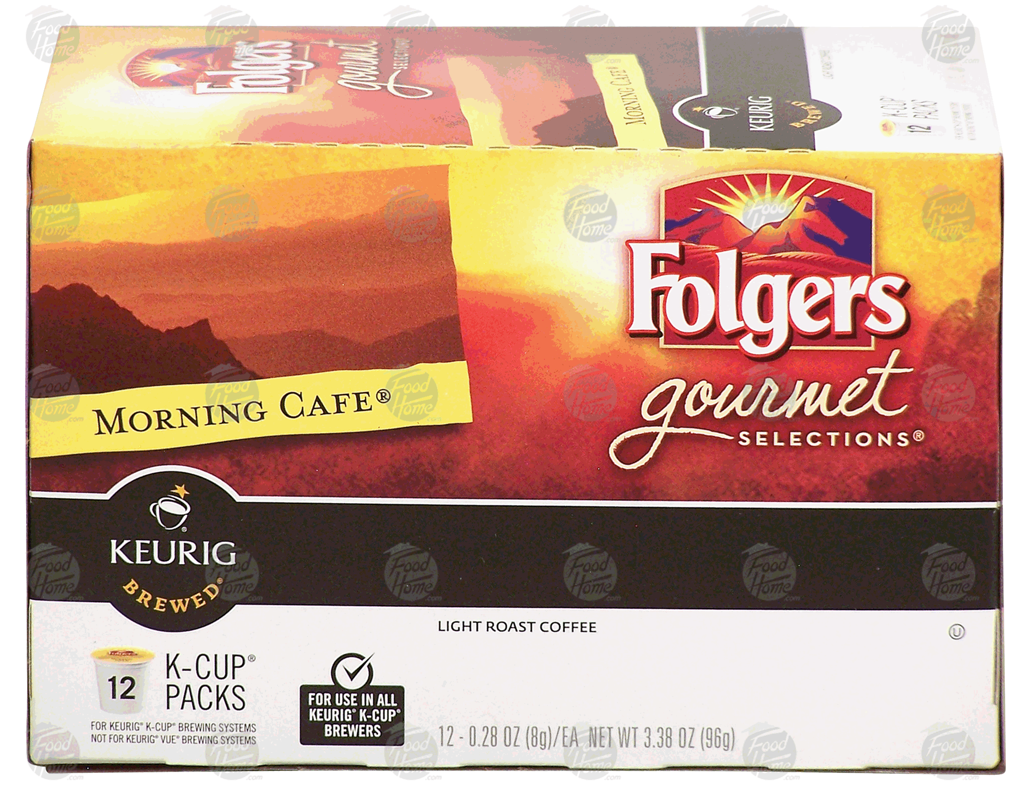 Keurig Folgers Gourmet Selections morning cafe, light roast coffee, 12 k-cups Full-Size Picture